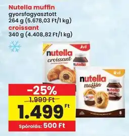 Interspar Nutella muffin ajánlat