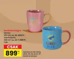 Interspar kerámia bögre ajánlat