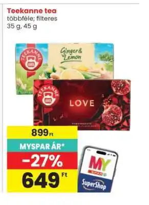Interspar TEEKANNE TEA ajánlat