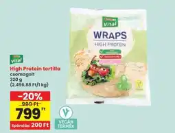 Interspar High Protein tortilla ajánlat