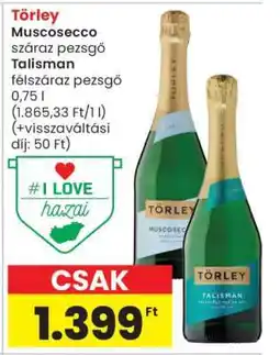 Spar Törley Muscosecco / Talisman ajánlat