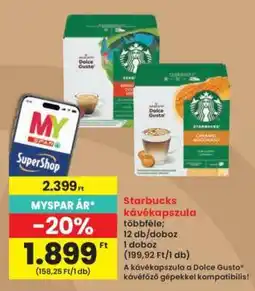 Interspar Starbucks kávékapszula ajánlat