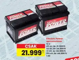 Interspar Electric Power akkumulátor ajánlat