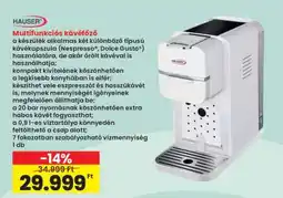 Interspar Multifunkciós kávéfőző ajánlat