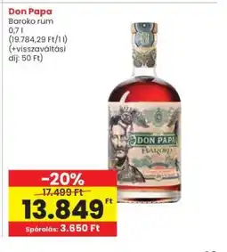 Interspar Don Papa ajánlat