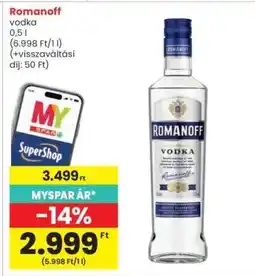 Interspar Romanoff ajánlat