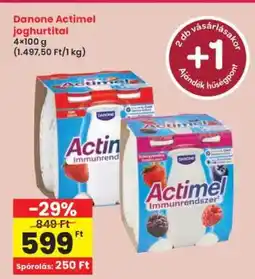 Interspar Danone Actimel joghurtital ajánlat