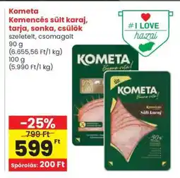 Spar Kometa Kemencés sült karaj, tarja, sonka, csülök ajánlat