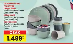 Interspar GOURMETmaxx műanyag bögre szett ajánlat