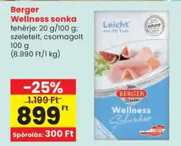 Spar Berger Wellness sonka ajánlat