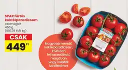 Spar SPAR fürtös koktélparadicsom ajánlat