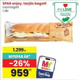 Spar SPAR enjoy. tarjás bagett ajánlat