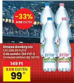 Spar Emese ásványvíz ajánlat