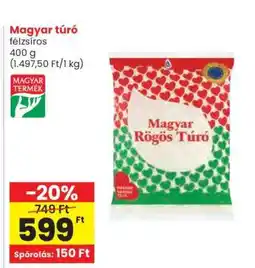 Spar Magyar Túró ajánlat
