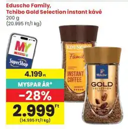Spar Eduscho Family, Tchibo Gold Selection instant kávé ajánlat