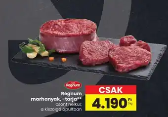 Spar Regnum marhanyak, tarja ajánlat