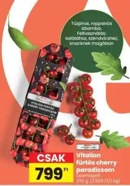 Spar Vitalion fürtös cherry paradicsom ajánlat