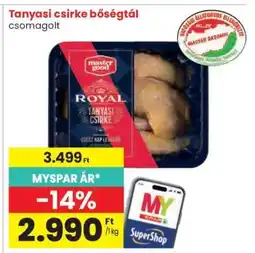 Spar Tanyasi csirke bőségtál ajánlat