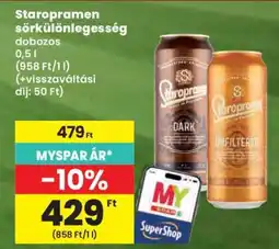 Spar Staropramen sörkülönlegesség ajánlat
