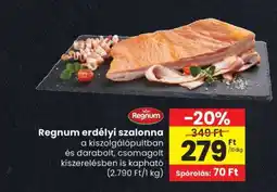 Spar Regnum erdélyi szalonna ajánlat