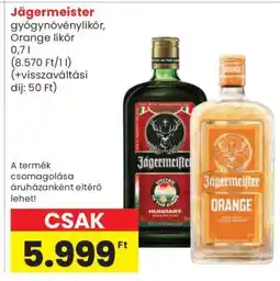 Spar Jägermeister ajánlat