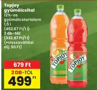 Spar Topjoy gyümölcsital ajánlat