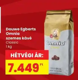 Spar Douwe Egberts Omnia Szemes Kávé ajánlat