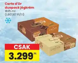Spar Carte d'Or duopack jégkrém ajánlat