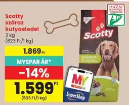 Spar Scotty száraz kutyaeledel ajánlat
