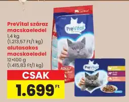 Spar PREVITAL Száraz macskaeledel ajánlat
