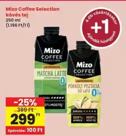 Interspar Mizo Coffee Selection kávés tej ajánlat