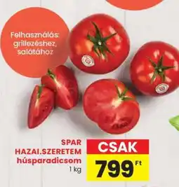 Spar SPAR HAZAI.SZERETEM húsparadicsom ajánlat