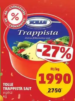 PENNY Tolle Trappista Sajt ajánlat