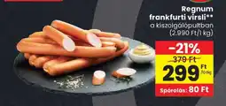 Spar Regnum Frankfurti virsli ajánlat