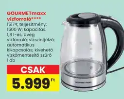 Spar GOURMETMAXX Vízforraló ajánlat