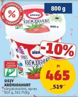 PENNY Sissy Krémjoghurt ajánlat