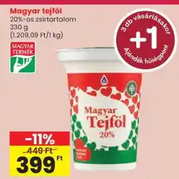 Spar Magyar tejföl ajánlat