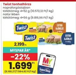 Spar TWIST Tonhaltörzs ajánlat
