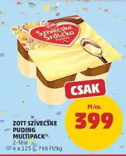 PENNY Zott Szívecske Puding Multipack ajánlat