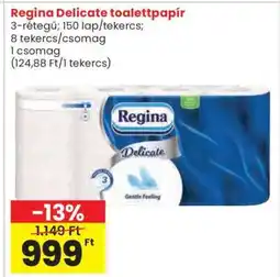 Spar Regina Delicate toalettpapír ajánlat