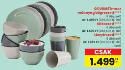 Spar GOURMETmaxx műanyag bögrészett ajánlat
