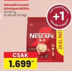 Spar Nescafé instant kávéspecialitás ajánlat