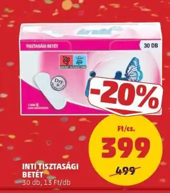 PENNY INTI TISZTASÁGI BETÉT ajánlat
