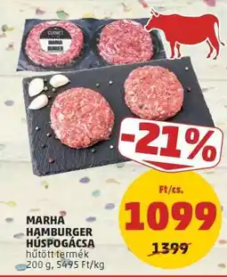 PENNY Marha Hamburger Húspogácsa ajánlat