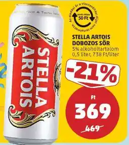 PENNY Stella Artois dobozos sör ajánlat