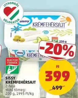PENNY Sissy Krémfehérsajt ajánlat