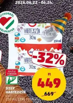 PENNY SISSY HABTEJSZÍN ajánlat