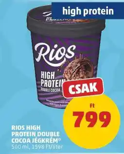 PENNY RIOS HIGH PROTEIN DOUBLE COCOA JÉGKRÉM ajánlat