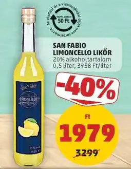 PENNY SAN FABIO LIMONCELLO LIKŐR ajánlat