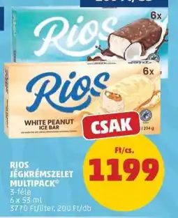 PENNY RIOS JÉGKRÉMSZELET MULTIPACK ajánlat